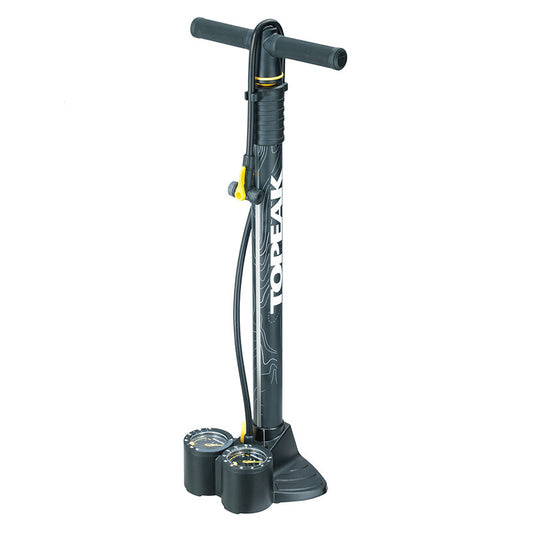 Topeak JoeBlow Dualie Pump Topeak Floor Joe Blow Dualie 1