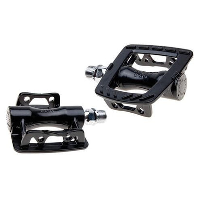 MKS GR-9 Platform Pedals Black 9/16in Fixed Gear Road Touring Urban Commute Bike 2