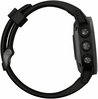 Garmin Fenix 5S Plus Sapphire Multisport GPS Smart Watch Black with Black Band 4