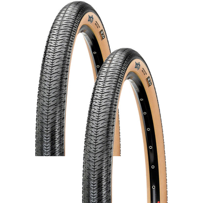 Pack of 2 Maxxis DTH Tire 26 x 2.15 Clincher Folding Black/Dark Tan EXO 1