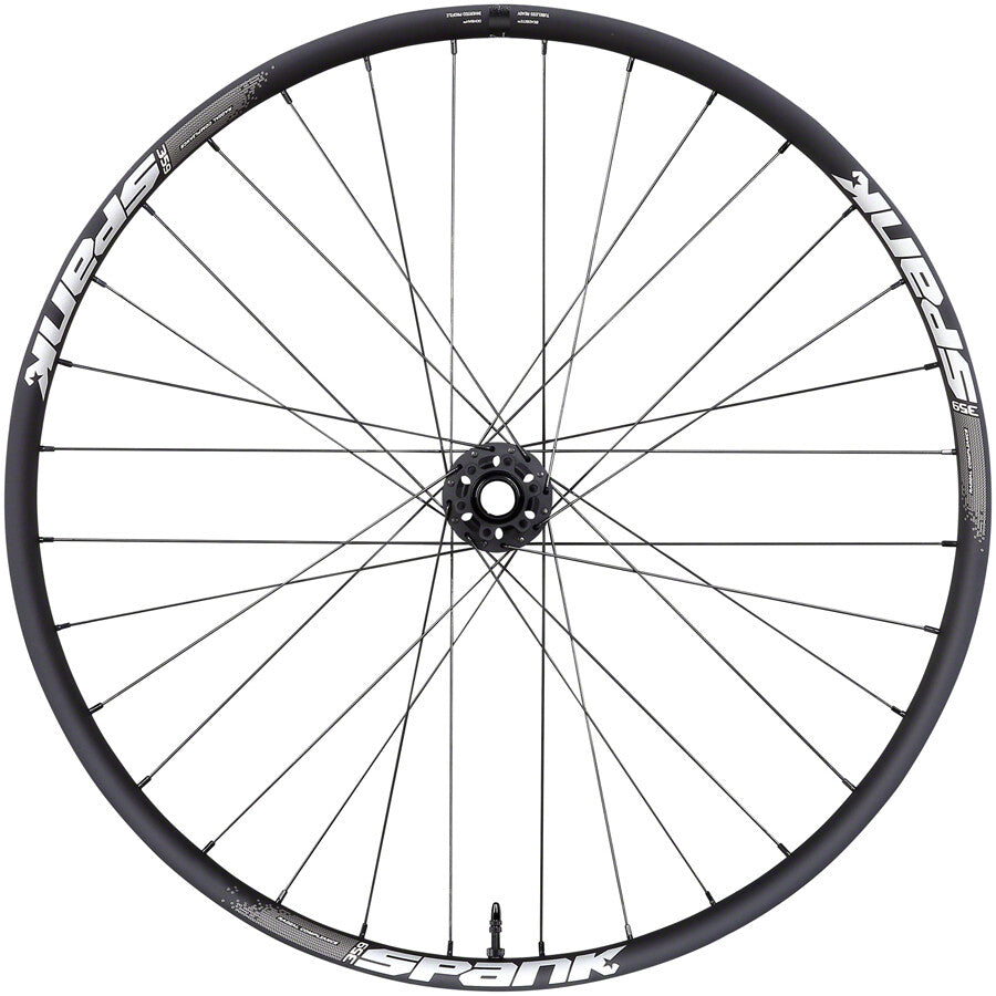 Spank 359 Vibrocore 29" Front Wheel Black - 6-Bolt Disc 15x100mm Thru Axle 32H 1