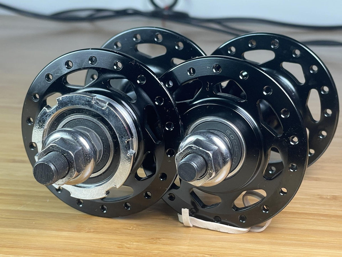 NOS COBRA Track/Fixie/BMX 36h Hub Set 100/120mm Fix / Free - Black Powder Coat 3
