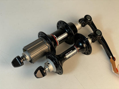 NOS Fuji CGC Small Flange Road Hub Set, Shimano HG 8/9/10 Speed 24h / 28h 1