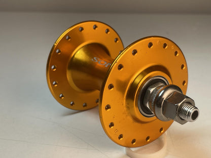 NOS Soma Somax Front Track Hub 32h x 100mm - Orange Anodized 3