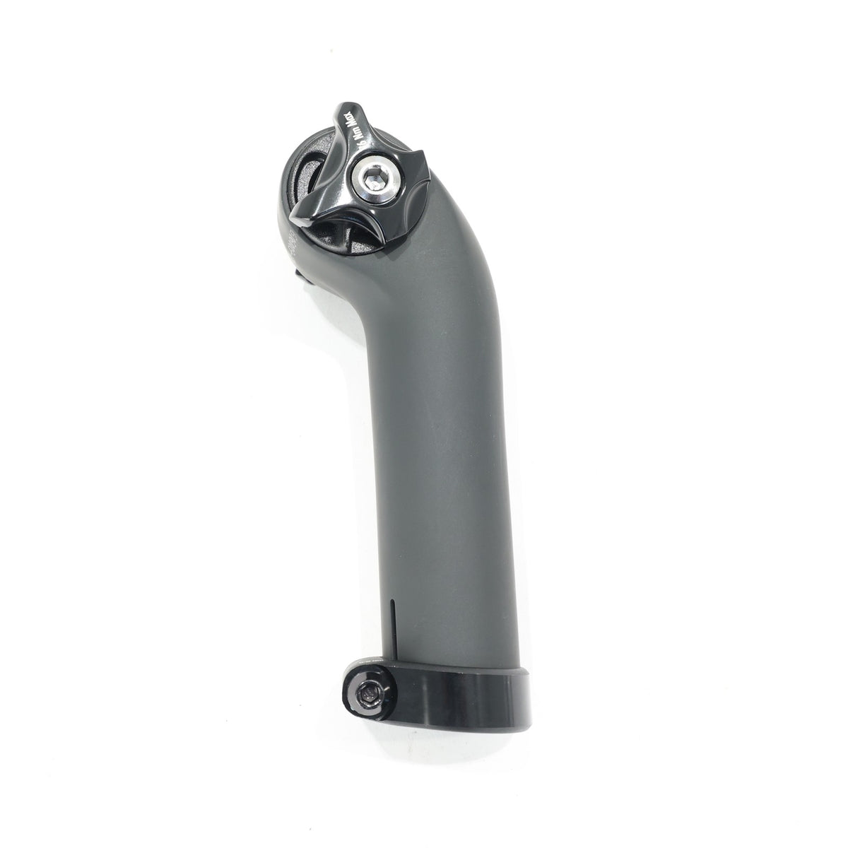 Trek Bontrager Carbon Seatmast Cap 135/175mm 5/20mm Offset Matte Black w Clamp 1
