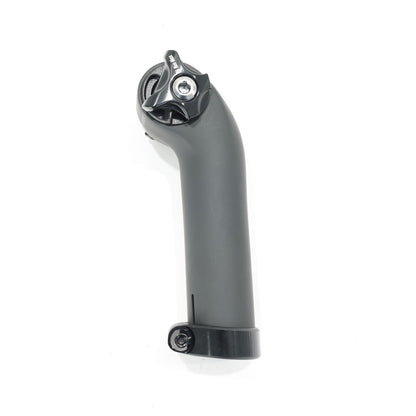 Trek Bontrager Carbon Seatmast Cap 135/175mm 5/20mm Offset Matte Black w Clamp 1