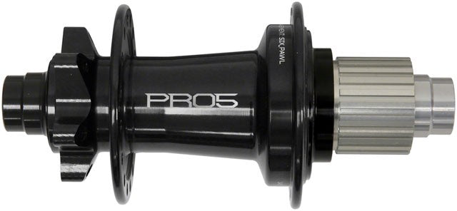 Hope Pro 5 Rear Hub - 12 x 148mm, 6-Bolt, Micro Spline, Black, 28H 1