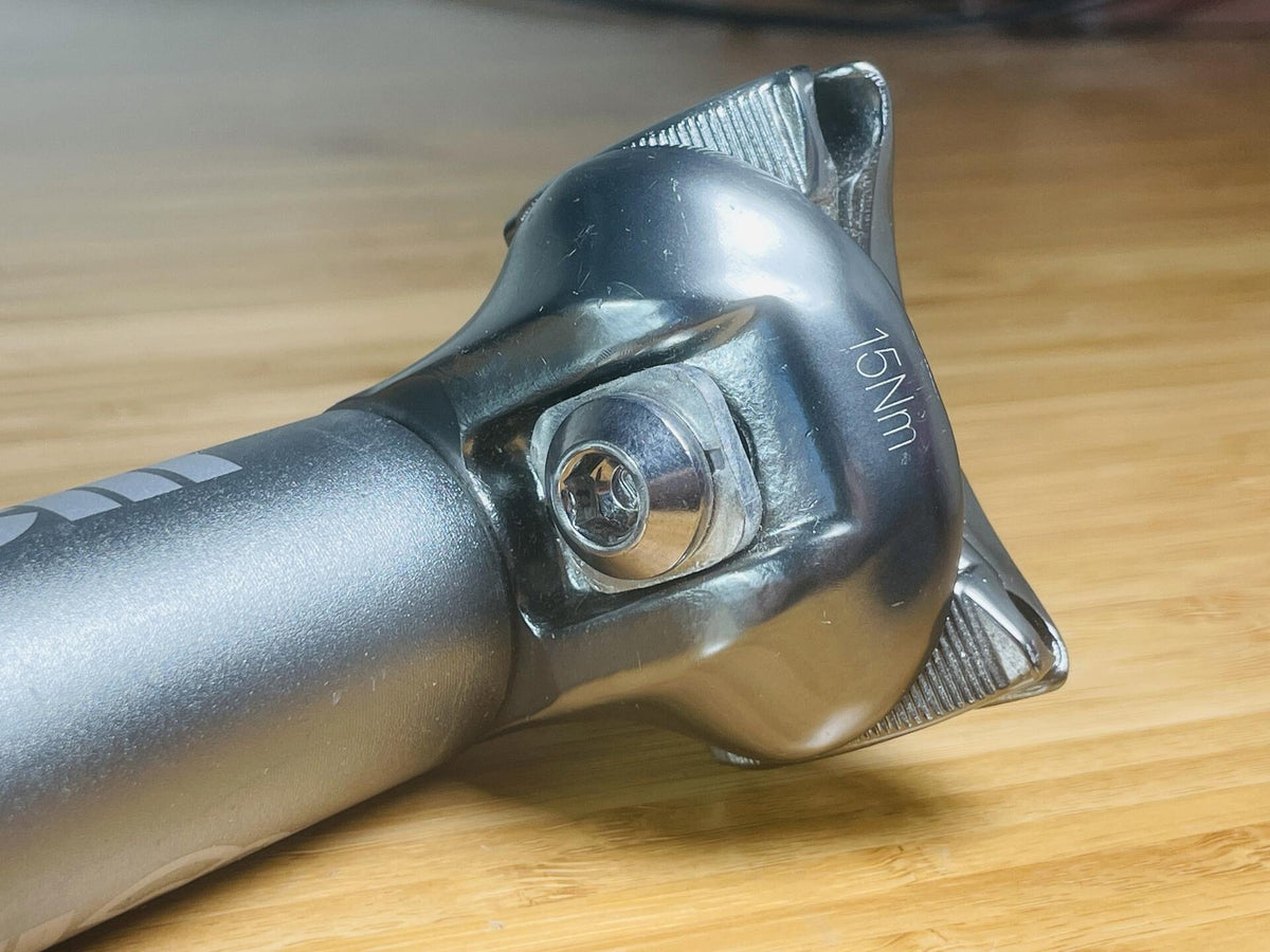 NOS Storage-Worn Cinelli LUX Alloy Seatpost 31.6mm x 350mm - Gunmetal 3