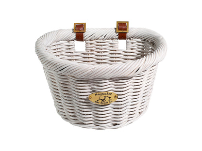 Nantucket Cruiser Bike Basket 14in (l) x 10.5in (w) x 9.5in (h) White 2