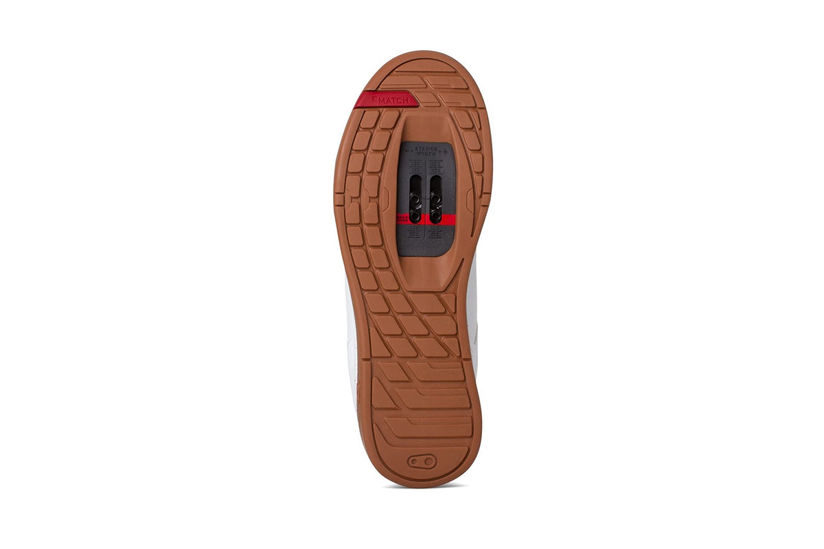 Crank Brothers Mountain Shoes MALLET LACE WHITE / RED - GUM OUTSOLE SPLATTER 5