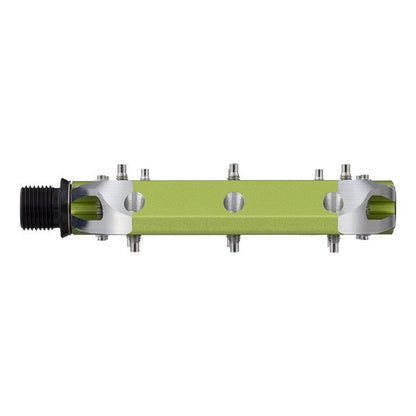 Spank Spoon 110 Pedals - Platform, Aluminum, 9/16", 110mm Wide, Green 2