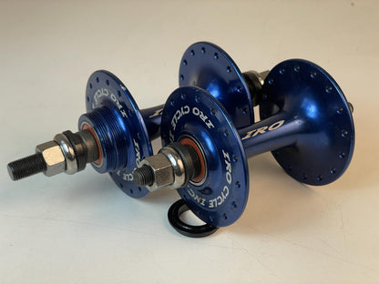 IRO Cycle Formula Track Hubs F / R 32h Fix/Fix Sealed Bearing - Blue Anodized 1