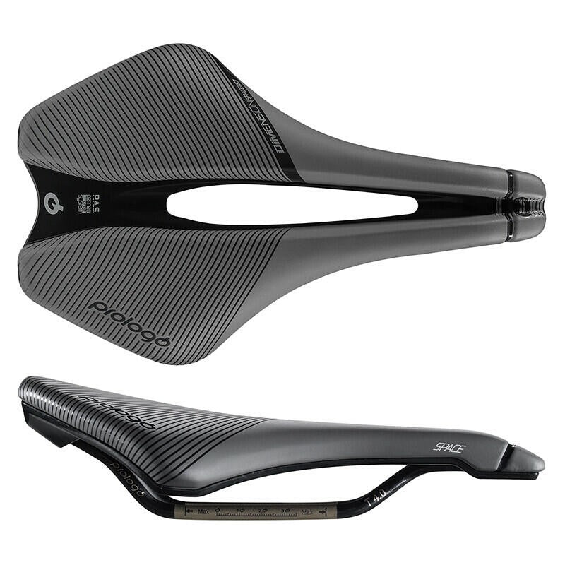 Prologo Dimension Space PAS 153 Saddle Black T4.0 Rail 245x153mm Road MTB Cross 1