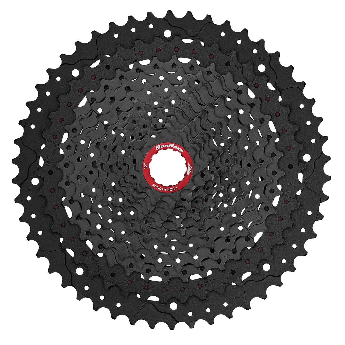 SunRace MZ91X Cassette - 12-Speed, 10-50t, Black Chrome, For XD Driver Body 1
