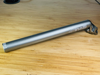 NOS Storage-Worn Cinelli LUX Alloy Seatpost 31.6mm x 350mm - Gunmetal 1