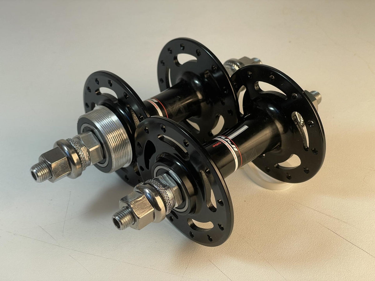 NOS Fuji PGC Track Hub Set Fix / Free 24h / 28h - Black 6