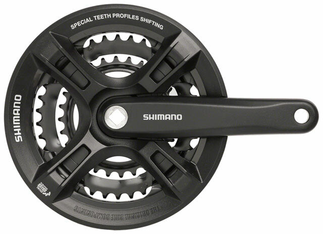 Shimano Altus M311 7/8-Speed 170mm 28/38/48t Square Crankset with 1