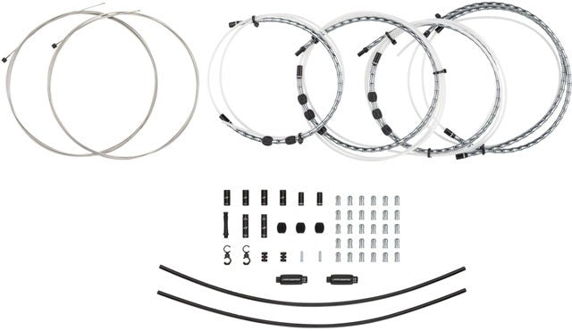 Jagwire 2x Elite Link Shift Cable Kit SRAM/Shimano Ltd Gray 2