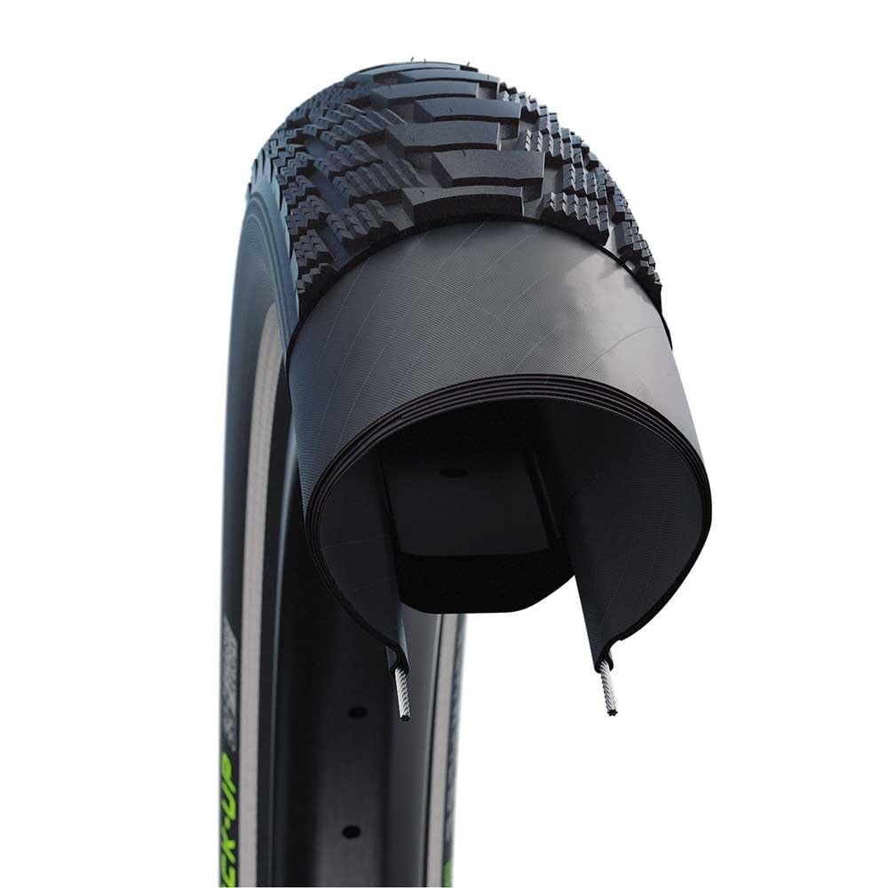 Schwalbe Motion Pick-Up Tire - 20 x 2.35 Black/Reflex, Clincher Super Defense 4