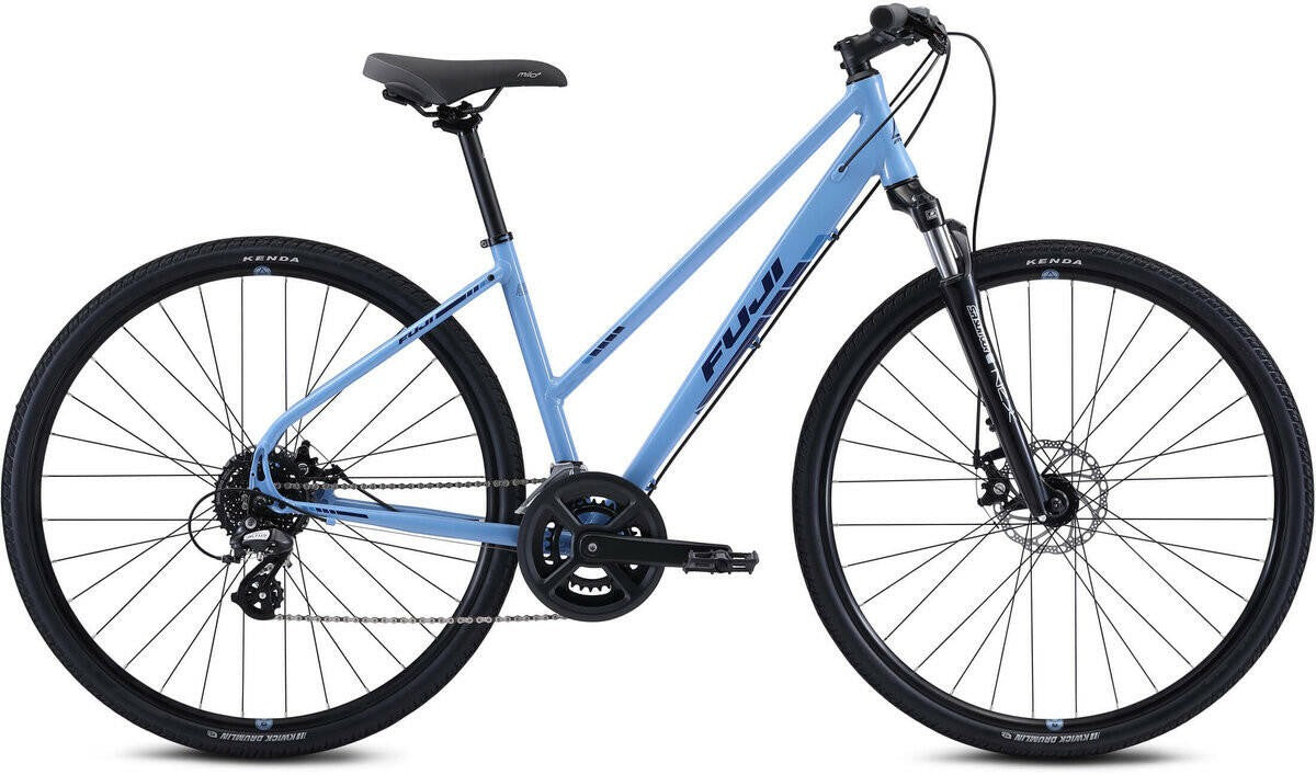 Fuji Traverse 1.5 ST Hybrid Commuter Bike - Large 19inch - Denim Blue 1