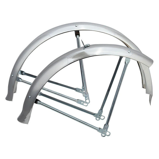 Wald Products Flared Chrome Fenders Wald #972-20 Ballon Flared Cp 1