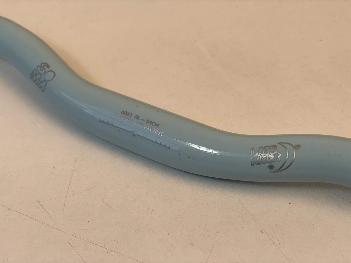 Unused Soma Late Riser Handlebars 540mm x 25mm x 25.4mm Clamp - Blue Powder Coat 7