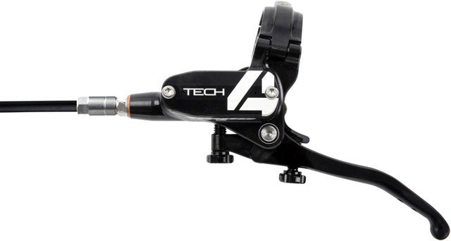 Hope Tech 4 V4 Disc Brake and Lever Set - Front, Hydraulic, Post Mount, Black 2