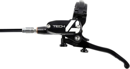 Hope Tech 4 V4 Disc Brake and Lever Set - Front, Hydraulic, Post Mount, Black 2