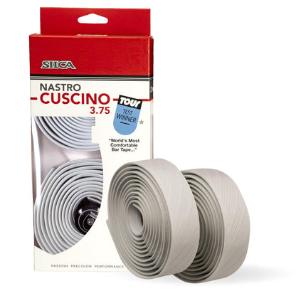 SILCA Nastro Cuscino Extra Thick Bike Handlebar Tape - White, 3.75mm 1
