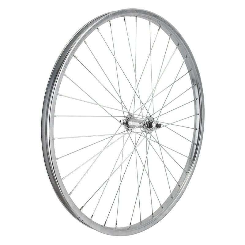 WM Wheel Front 26x1.75 559x25 Steel Chrome 36-Hole Bolt-On 3/8 14g UCP Spokes 1