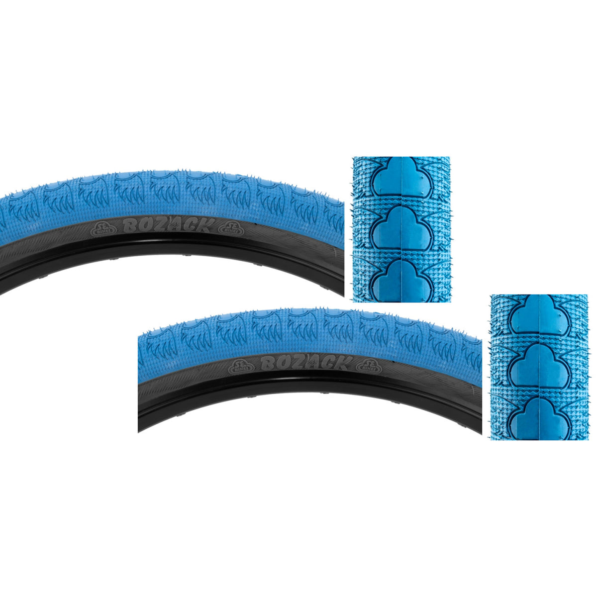 Pack of 2 SE Bikes Bozack 29 x 2.4 TPI 27 Clincher Wire Bu/Black Reflective 1