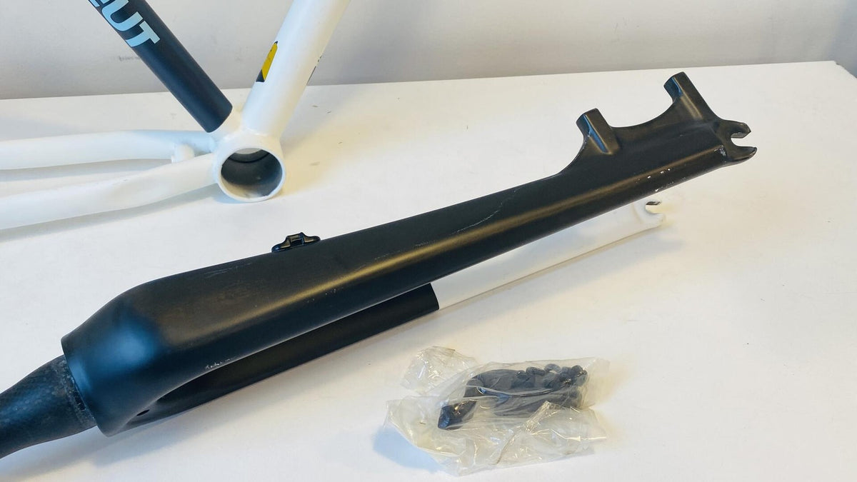 NOS Civilian Le Roi Le Veut D'Lux 57cm Frame Set Carbon Fork 4130 Steel USA MADE 3