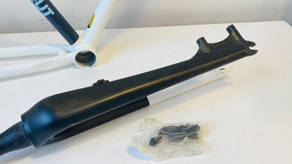NOS Civilian Le Roi Le Veut D'Lux 57cm Frame Set Carbon Fork 4130 Steel USA MADE 3