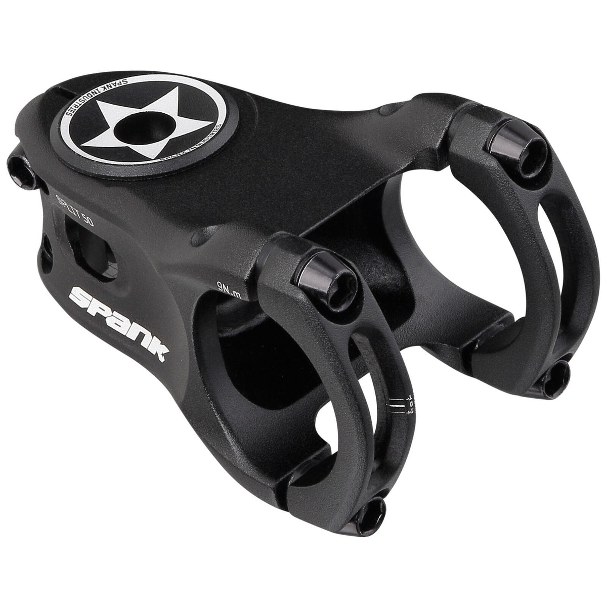 Spank Spike Split Stem (35.0mm) 0d x 50mm, Black 1