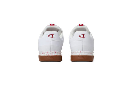 Crank Brothers Mountain Shoes MALLET LACE WHITE / RED - GUM OUTSOLE SPLATTER 4