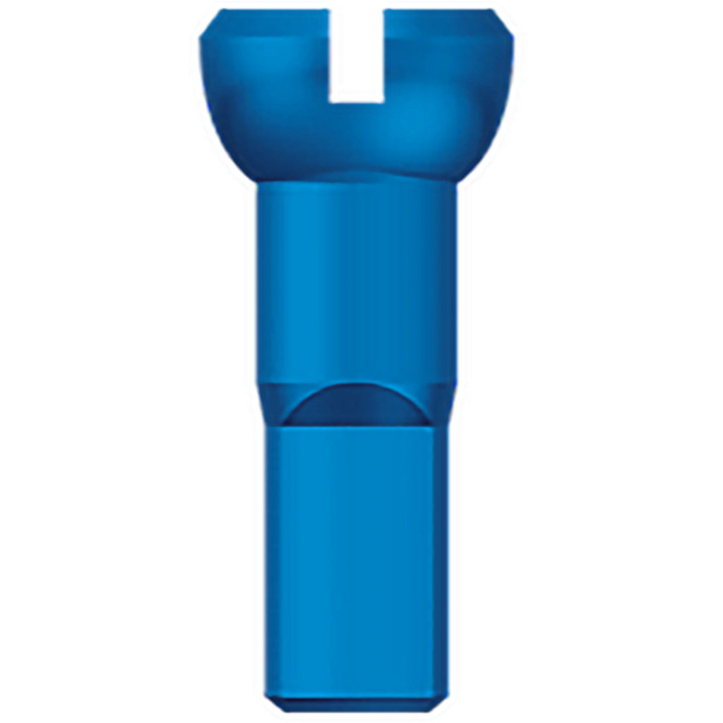 Sapim Double Square SL Alloy Nipple, 14g/16mm, Blue 100/C 1