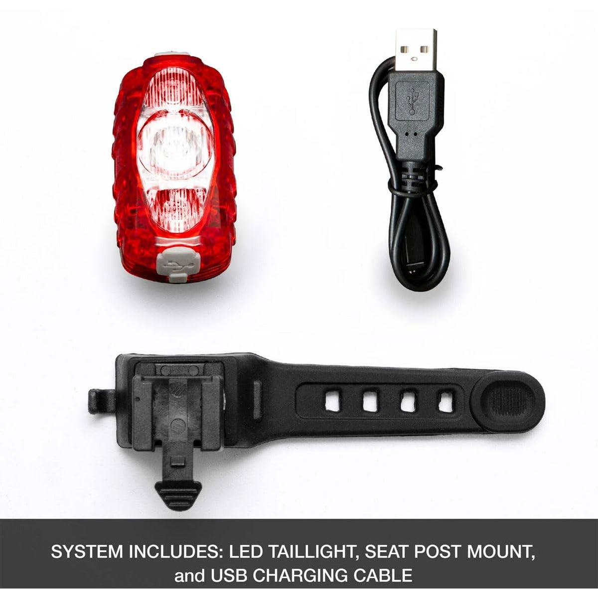 NiteRider Omega 330 Lumens USB Rechargeable Bike Tail Light Powerful Daylight 5