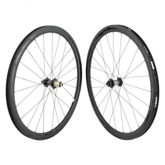 WHL Pair 700 622x19 Origin-8 BOLT CARBON 38mm TBLS DISC Black 24 Origin-8 RD1110 1
