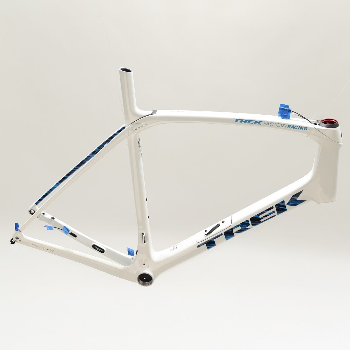 Trek Project 1 Domane SLR Gen 3 Frame 62cm Trek White Blue 2021 3