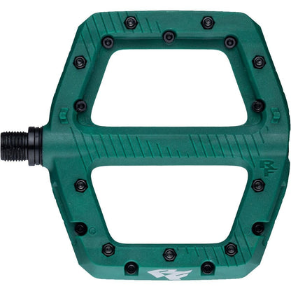 Raceface Chester Small Platform Pedals Body Nylon Spindle Cr-Mo 9/16" Green Pair 1