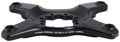Cane Creek eeWings Chainring Spider - 4-Bolt, 110 and 80 Asymmetric BCD 1