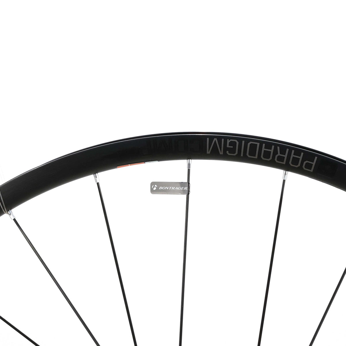 Bontrager Paradigm Comp Disc Front Wheel, 700c, 12x100mm Thru Axle, TLR, Black 3