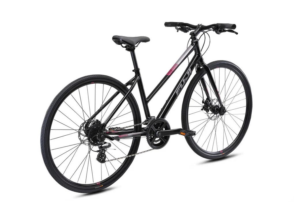 Fuji Bikes Absolute 1.9 ST Step-Thru Hybrid Bicycle 17in Black 2