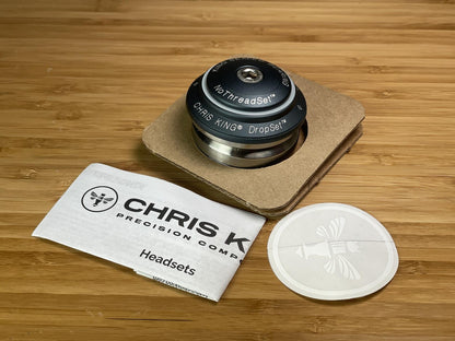 NOS Chris King Threadless Headset IS Dropset 4 45x45 42mm - Matte Midnight 1