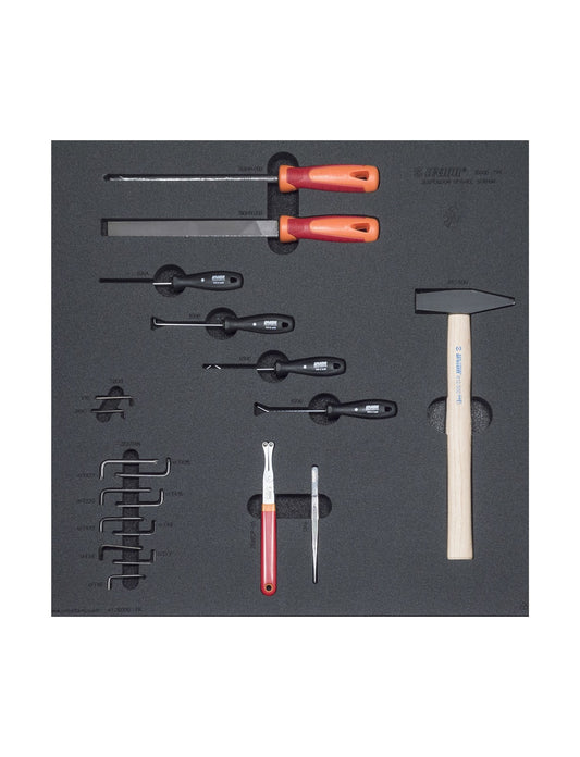 Unior Suspension Bench Drawer 1 Tool Tray Set 20 tool Black 1