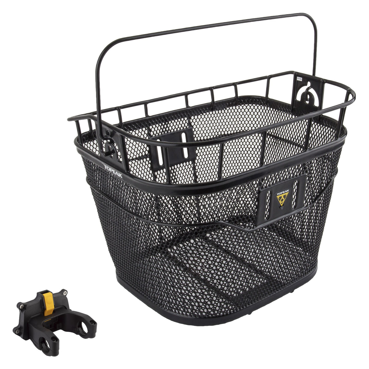 Topeak Fixer 3E Front Basket 13.5in (l) x 10in (w) x 13in (h) Black 1