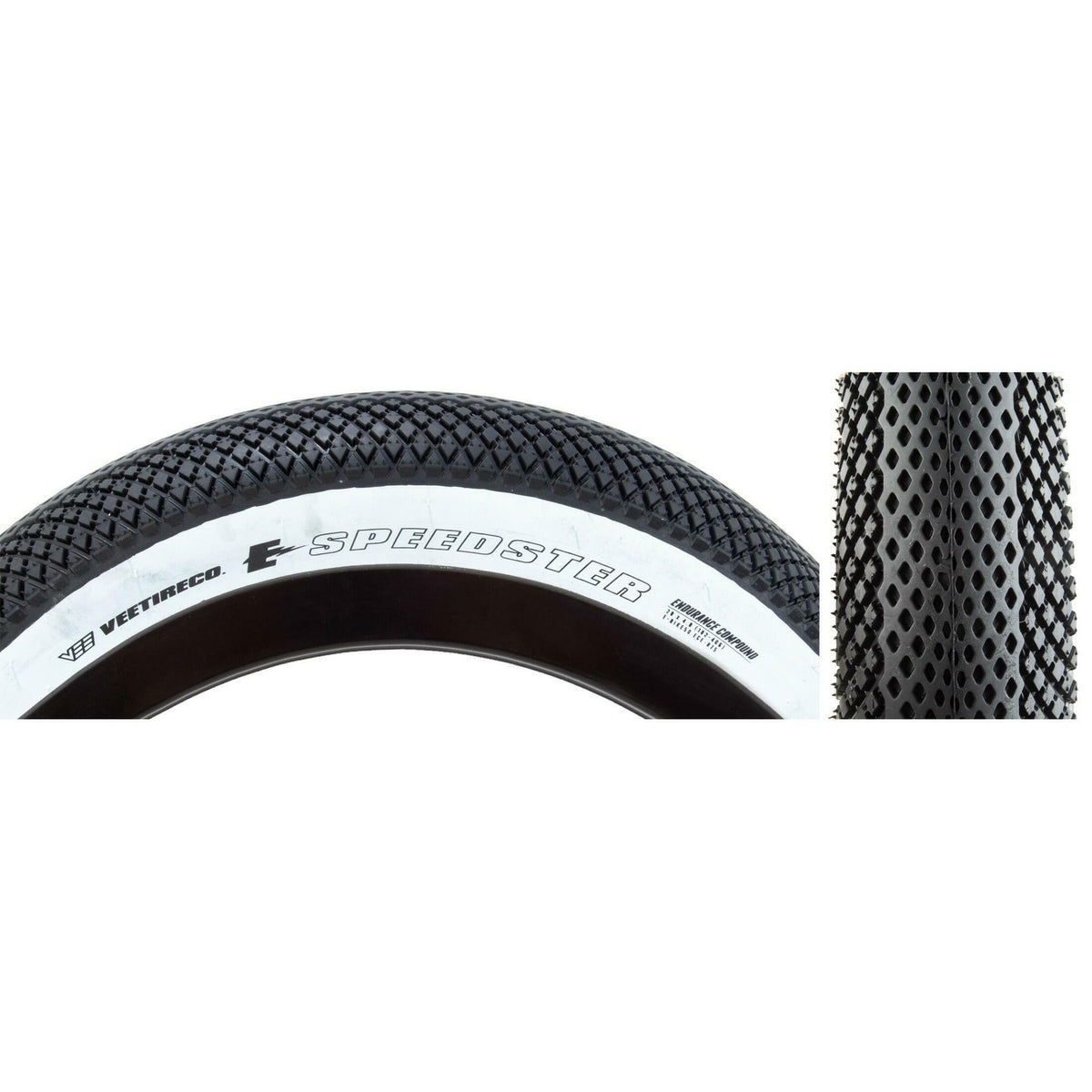 Vee Tire Speedster Wire Tire 20x4.0 Endurance Comp Override E-Bike 50 1