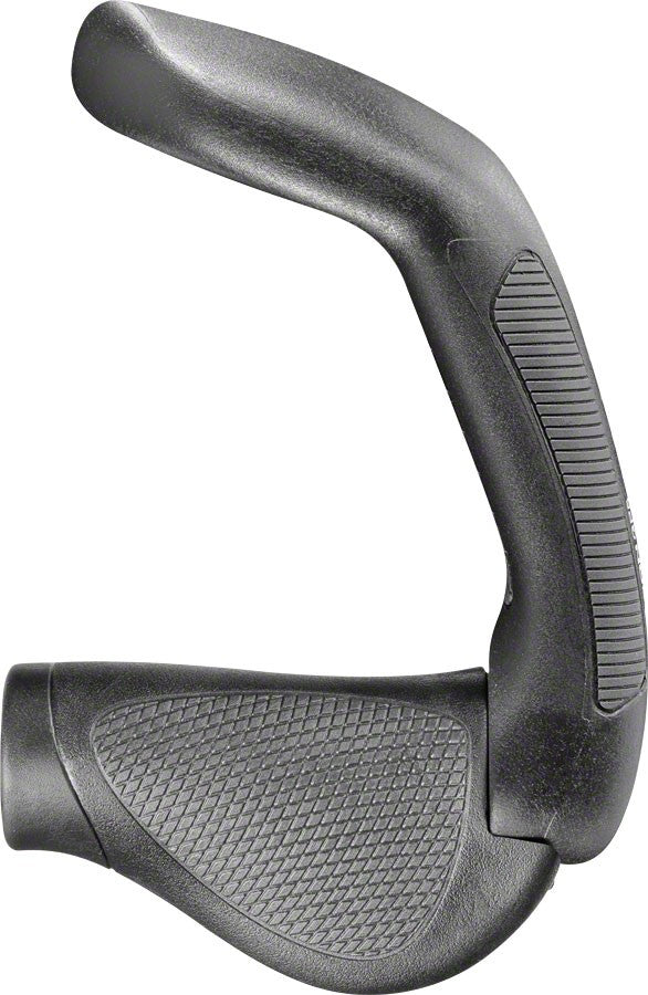 Ergon GP5 Grips - Black/Gray, Lock-On, Gripshift, Large 1