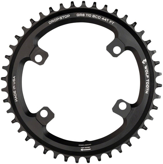 Wolf Tooth 110 Asymmetric BCD Chainring - 46t, 110 Asymmetric BCD, 4-Bolt, 1