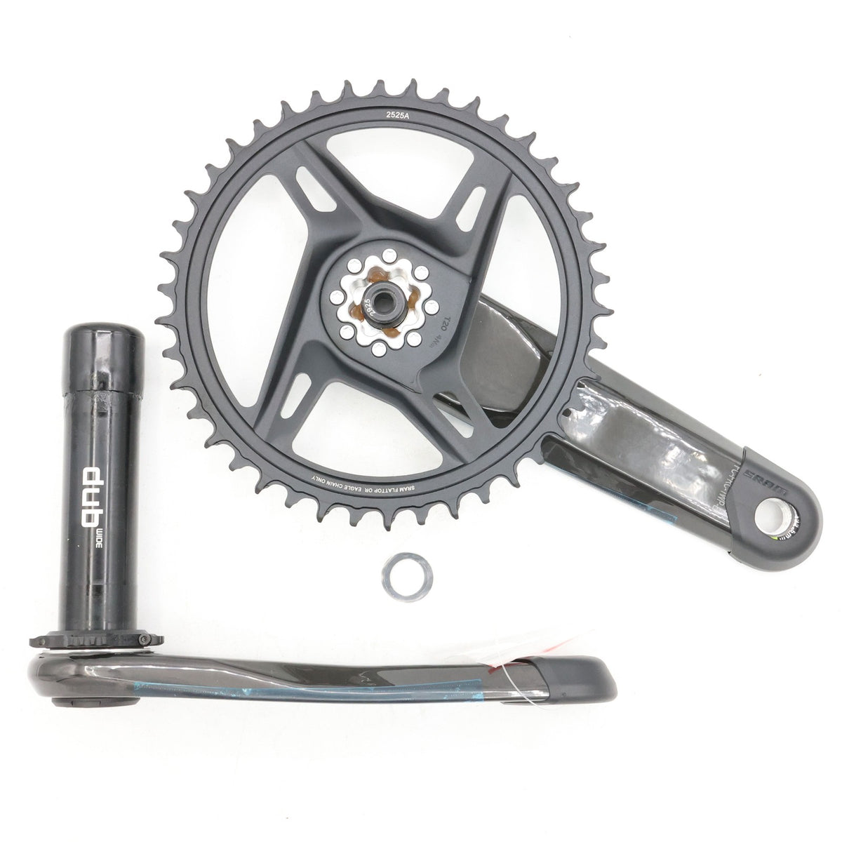 SRAM Force XPLR AXS E1 Quarq Power Meter Crankset 1x12/13 42T 3